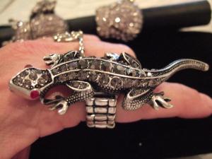 Unusual jewelry? Where else but at a consignment, resale, or thrift shop?